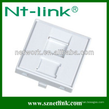 45 type rj45 Double face faceplate